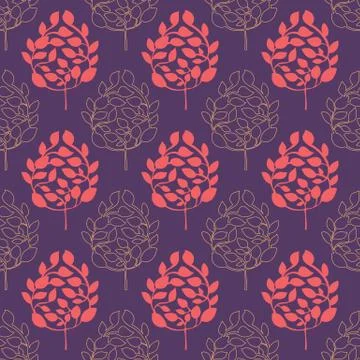 Vector Seamless Pattern design Stock Illustration