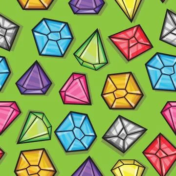 Vector seamless pattern of diamonds Illustrazione stock