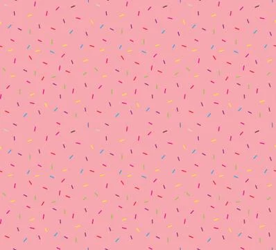 Vector seamless pattern with donuts  vector wallpapers, fabric, texture, back Stock Illustration