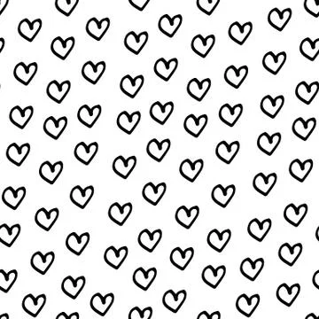 Vector Seamless Pattern Doodle Stock Illustration