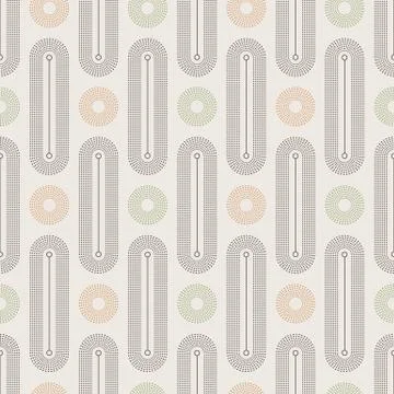 Vector seamless pattern of dots Stock Illustration