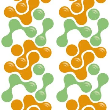 Vector seamless pattern of dumbbells similar elements イラスト素材