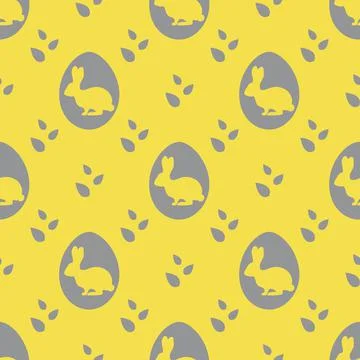 Vector seamless pattern Easter Bunny Egg Festive 스톡 일러스트