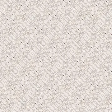 Vector seamless pattern of elegant flourishes Illustrazione stock
