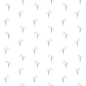 Vector seamless pattern of elegant flourishes Stock Illustration