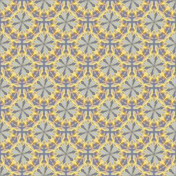 Vector seamless pattern. Elegant ornamental texture. Colorful abstract orname Stock Illustration