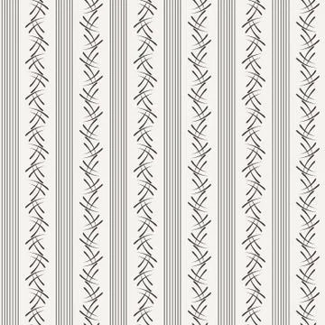 Vector seamless pattern of the elements of curved lines Stock Illustration