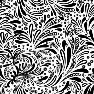 Vector seamless pattern. endless abstract background Stock Illustration