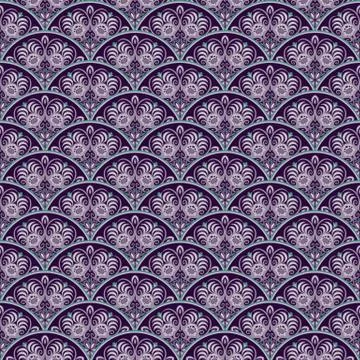 Vector seamless pattern. Ethnic nature background イラスト素材