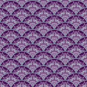 Vector seamless pattern. Ethnic nature background 스톡 일러스트