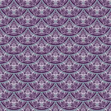 Vector seamless pattern. Ethnic nature background Stock Illustration