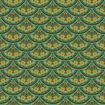 Vector seamless pattern. Ethnic nature background イラスト素材
