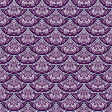 Vector seamless pattern. Ethnic nature background 스톡 일러스트