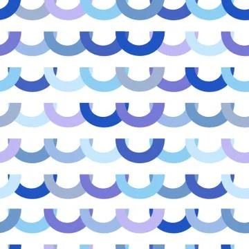 Vector seamless pattern. Festive garland. Colored elements Stock Illustration