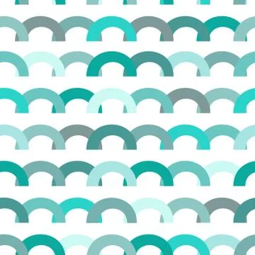 Vector seamless pattern. Festive garland. Colored elements 스톡 일러스트