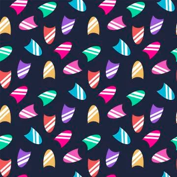 Vector seamless pattern with fingernail isolated Stock Illustration