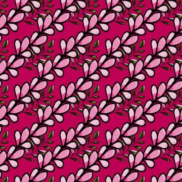 Vector seamless pattern floral. Design element. Floral seamless vector patter Stock Illustration