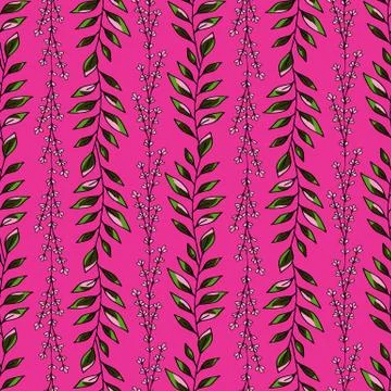 Vector seamless pattern floral. Design element. Floral seamless vector patter Stock Illustration