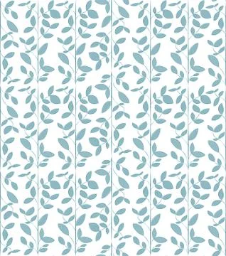 Vector seamless pattern with flowers and plants. Stock-Illustration