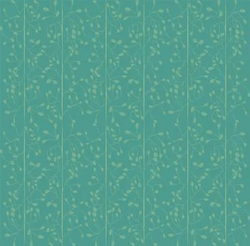 Vector seamless pattern with flowers and plants. Illustration