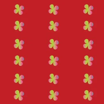 Vector seamless pattern with flowers. Bright floral  background in hand draw Stock Illustration