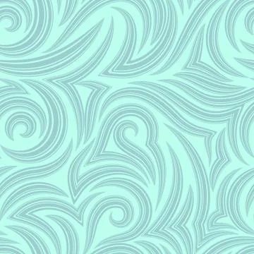 Vector seamless pattern of flowing and broken lines with cuts in the middle with Stock Illustration