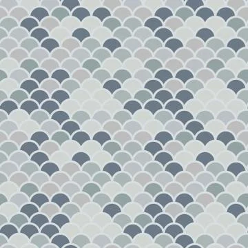 Vector seamless pattern in the form of flakes Stockillustratie