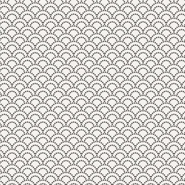 Vector seamless pattern in the form of flakes Stock Illustration