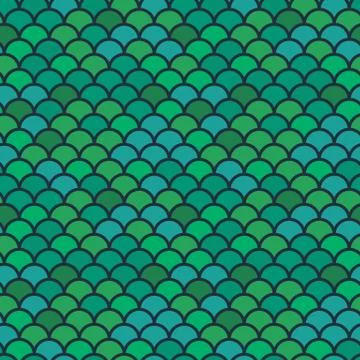 Vector seamless pattern in the form of flakes Stockillustratie