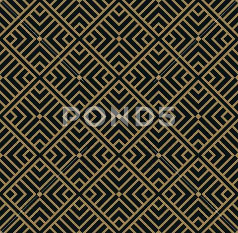 Vector seamless pattern. Geometric background with rhombus. Abstract geometri 스톡 일러스트
