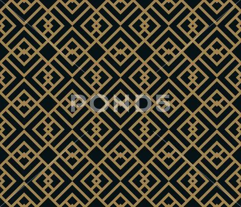Vector seamless pattern. Geometric background with rhombus. Abstract geometri Ilustração Stock