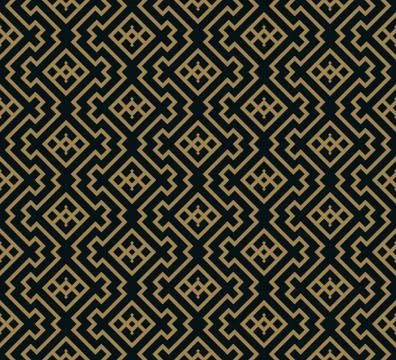 Vector seamless pattern. Geometric background with rhombus. Abstract geometri Stock Illustration