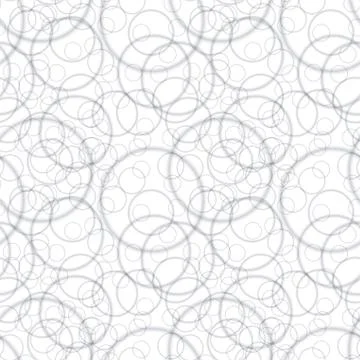 Vector seamless pattern - geometric chaotic circular light background 스톡 일러스트