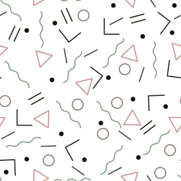 Vector seamless pattern with geometric elements. Backdrop with triangles イラスト素材