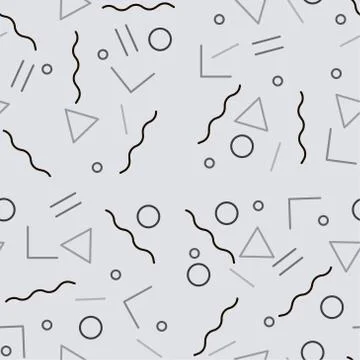 Vector seamless pattern with geometric elements. Backdrop with triangles Illustrazione stock