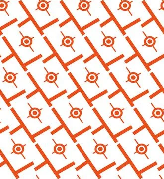 Vector seamless pattern of geometric elements. 스톡 일러스트