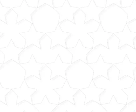 Vector seamless pattern - geometric light star background Illustrazione stock