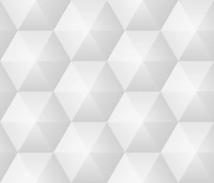 Vector seamless pattern - geometric modern hexagon polygon background Stock Illustration