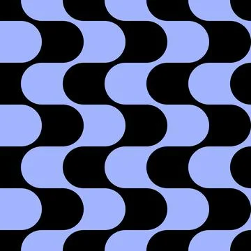 Vector seamless pattern with geometric shapes tiling. Repeating minimalistic  스톡 일러스트