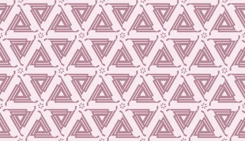 Vector Seamless pattern in geometric style. Triangles, lines. Modern elegant  イラスト素材