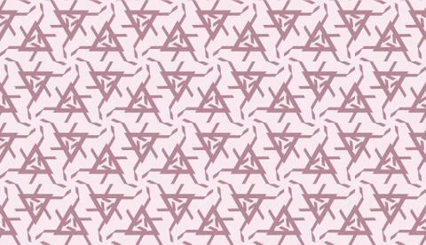 Vector Seamless pattern in geometric style. Triangles, lines. Modern elegant  Illustrazione stock