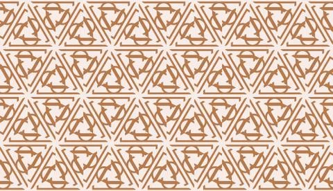 Vector Seamless pattern in geometric style. Triangles, lines. Modern elegant  イラスト素材