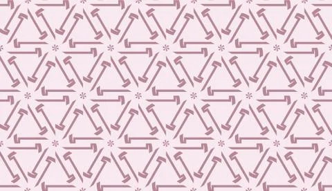 Vector Seamless pattern in geometric style. Triangles, lines. Modern elegant  스톡 일러스트