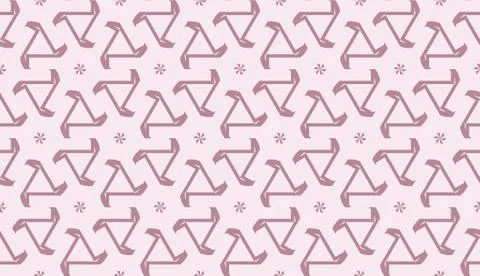 Vector Seamless pattern in geometric style. Triangles, lines. Modern elegant  Illustrazione stock
