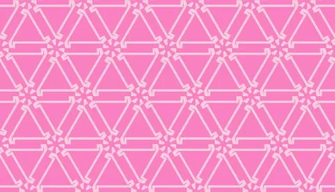 Vector Seamless pattern in geometric style. Triangles, lines. Modern elegant  스톡 일러스트