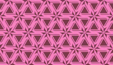 Vector Seamless pattern in geometric style. Triangles, lines. Modern elegant  Stock Illustration
