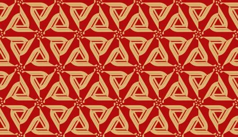 Vector Seamless pattern in geometric style. Triangles, lines. Modern elegant  Illustrazione stock