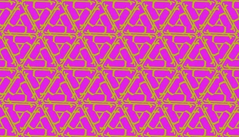 Vector Seamless pattern in geometric style. Triangles, lines. Modern elegant  Illustrazione stock