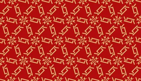 Vector Seamless pattern in geometric style. Triangles, lines. Modern elegant  イラスト素材