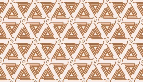 Vector Seamless pattern in geometric style. Triangles, lines. Modern elegant  Illustrazione stock